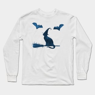 Witch cat Long Sleeve T-Shirt